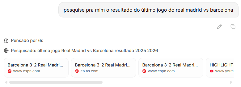 Pesquisa e organiza tudo por você